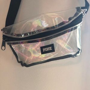 VS PINK clear fanny pack #goals